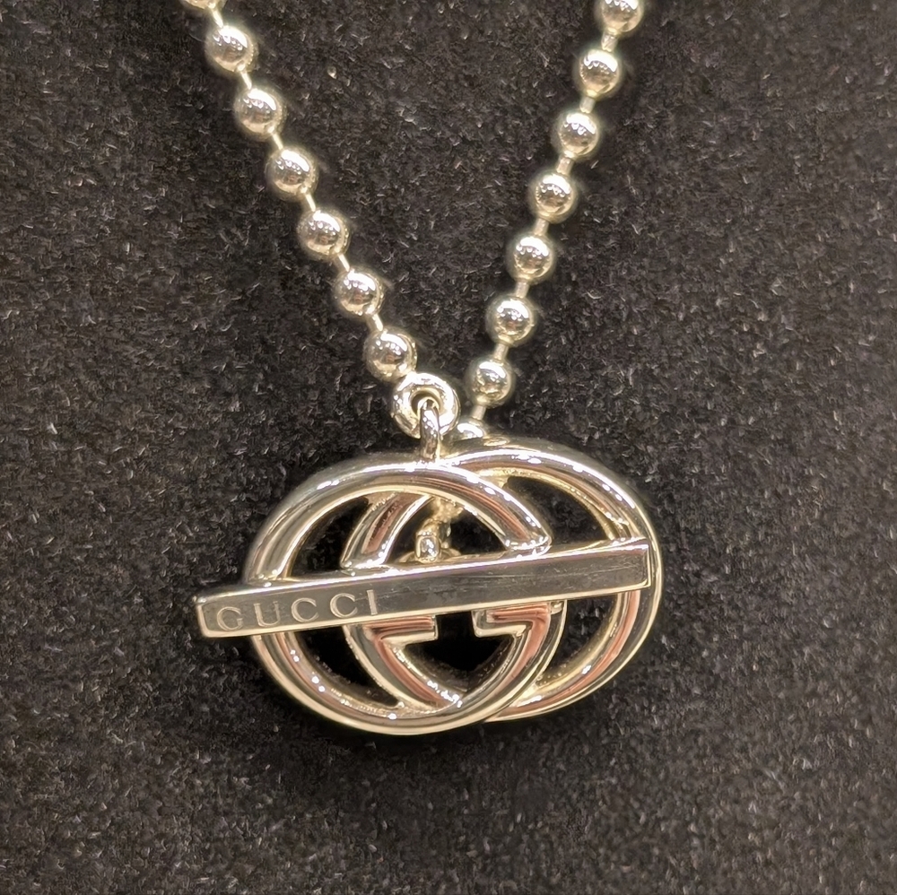 GUCCI Double G Toggle Necklace - NWOT - 925 Silver